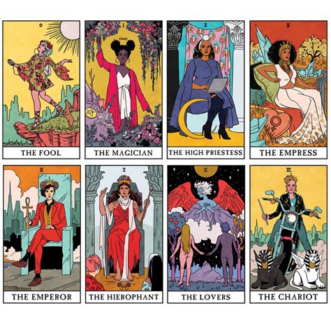 Witch tarot card allusions